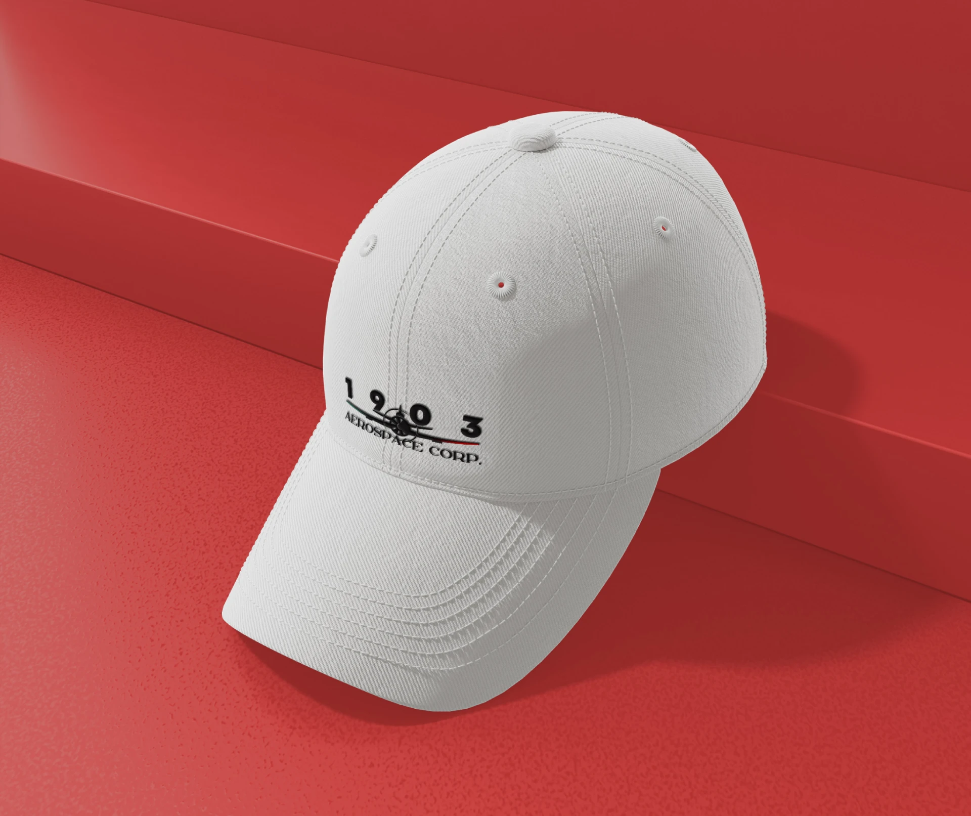 1903 Aerospace White Cap